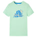 Tricou pentru copii, verde deschis, 140 - WALTI WALTI