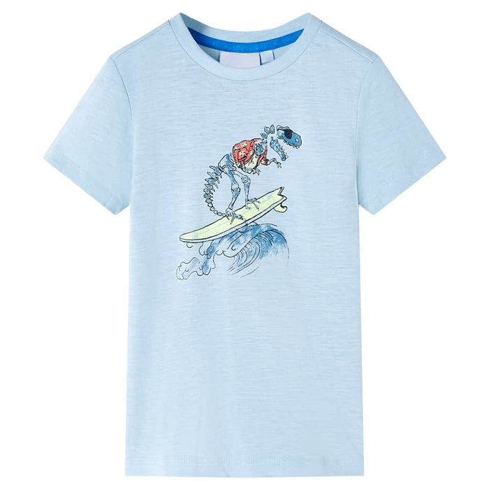 Tricou pentru copii, albastru deschis, 128 - WALTI WALTI