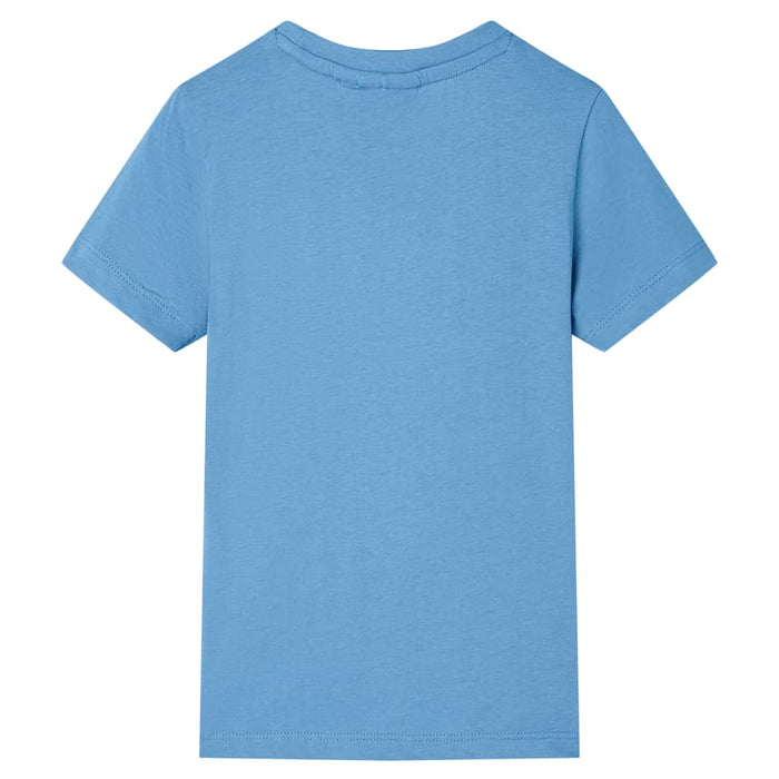 Tricou pentru copii, albastru mediu, 116 - WALTI WALTI