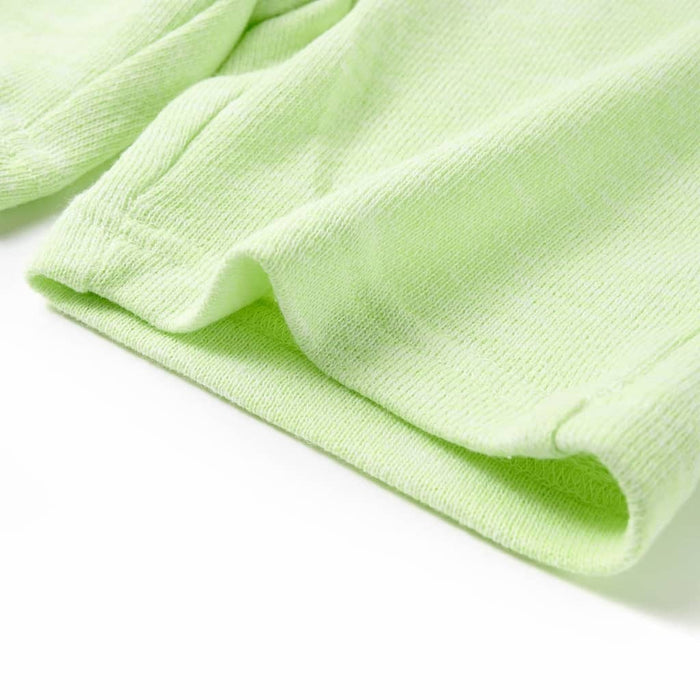 Pantaloni scurți pentru copii cu șnur, galben neon, 104 - WALTI WALTI