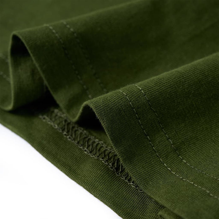 Tricou pentru copii cu mâneci lungi, kaki închis, 104 - WALTI WALTI