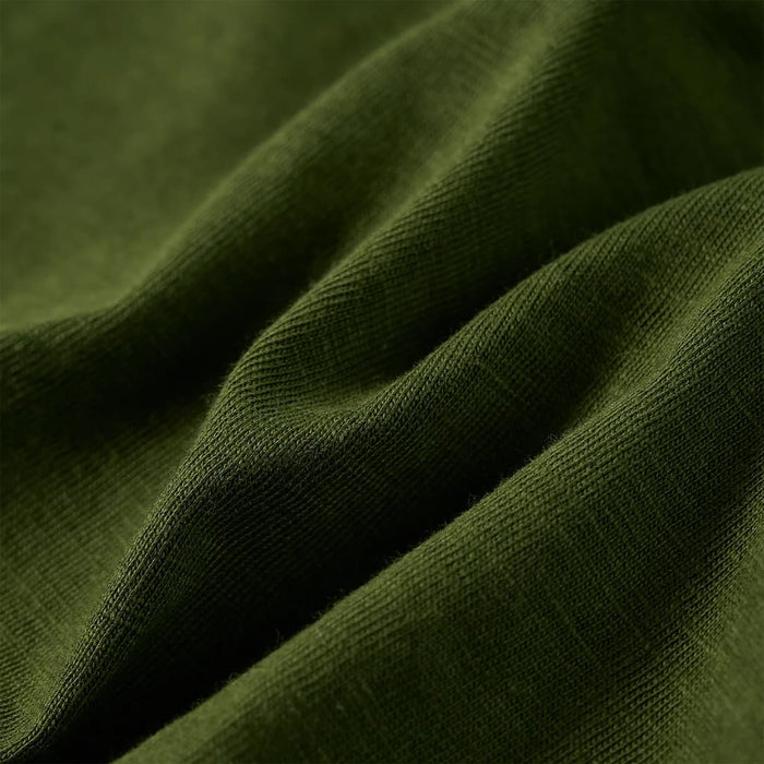 Tricou pentru copii cu mâneci lungi, kaki închis, 116 - WALTI WALTI