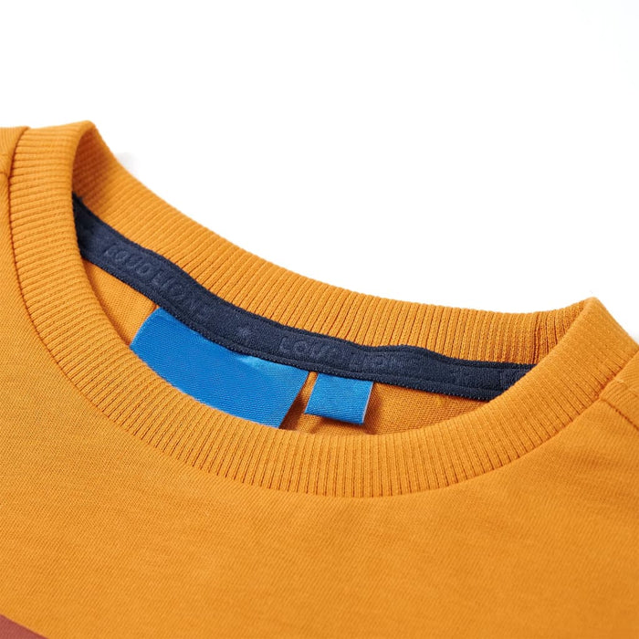 Tricou pentru copii cu mâneci lungi, ocru, 140 WALTI