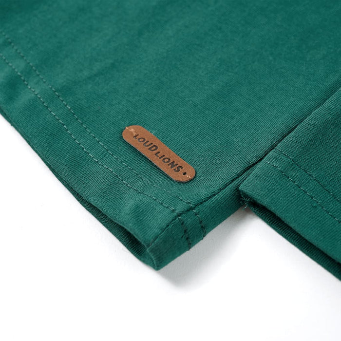 Tricou pentru copii cu mâneci lungi, verde, 92 - WALTI WALTI