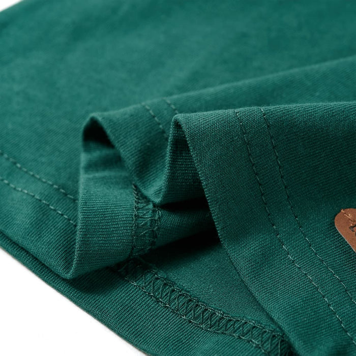 Tricou pentru copii cu mâneci lungi, verde, 92 - WALTI WALTI