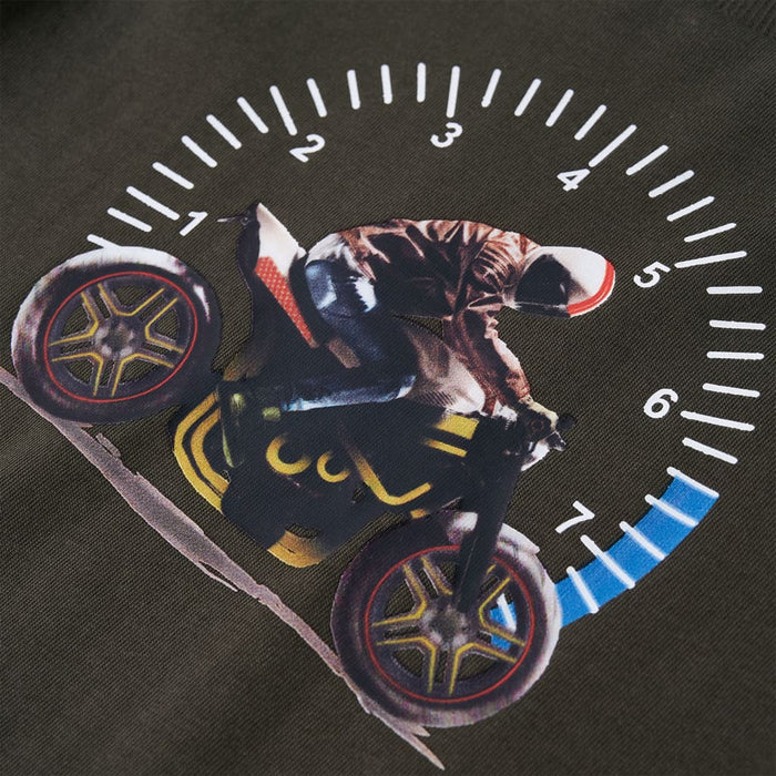 Tricou cu mâneci lungi pentru copii, kaki, 116 WALTI