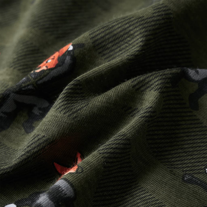 Pijamale pentru copii cu mâneci lungi ninja kaki 104 - WALTI WALTI