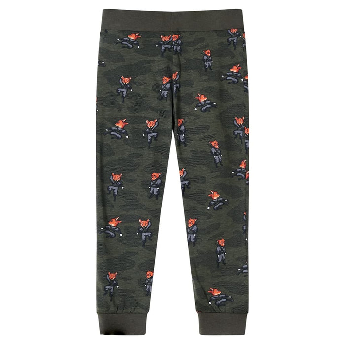 Pijamale pentru copii cu mâneci lungi ninja kaki 116 - WALTI WALTI