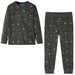 Pijamale pentru copii cu mâneci lungi ninja kaki 128 - WALTI WALTI