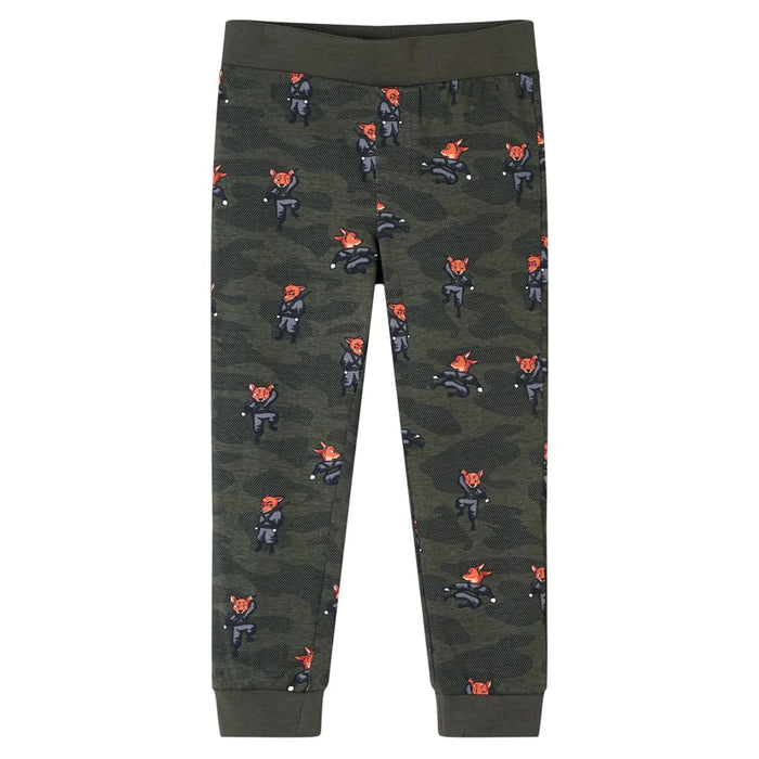 Pijamale pentru copii cu mâneci lungi ninja kaki 128 - WALTI WALTI