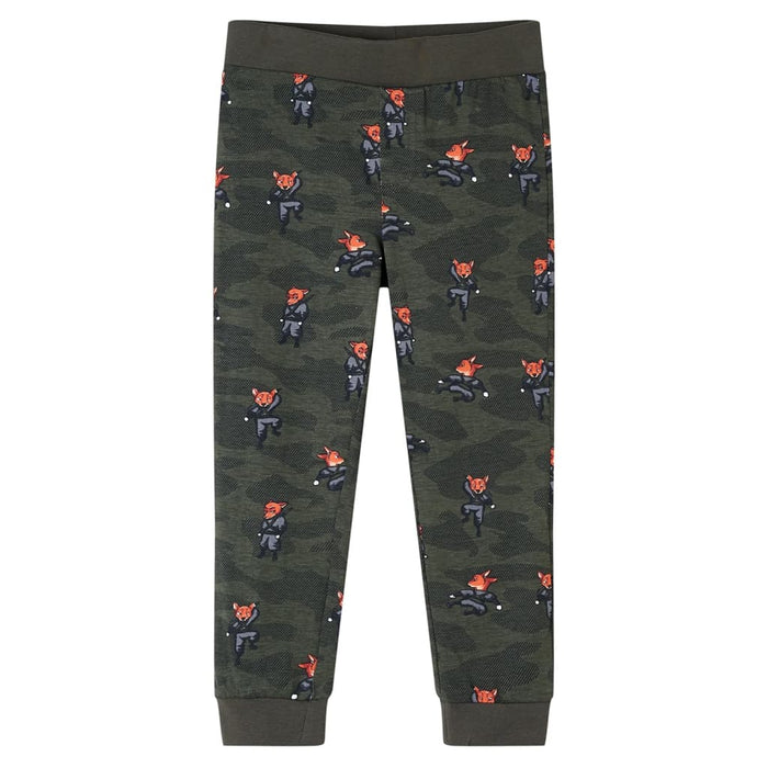 Pijamale pentru copii cu mâneci lungi ninja kaki 140 - WALTI WALTI