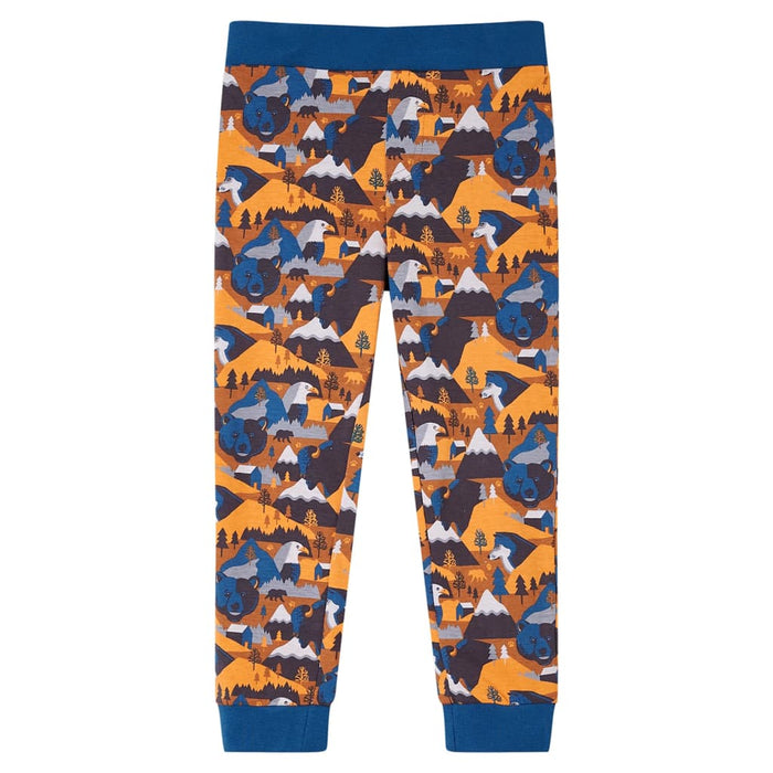 Pijamale de copii cu mâneci lungi cognac 104 - WALTI WALTI