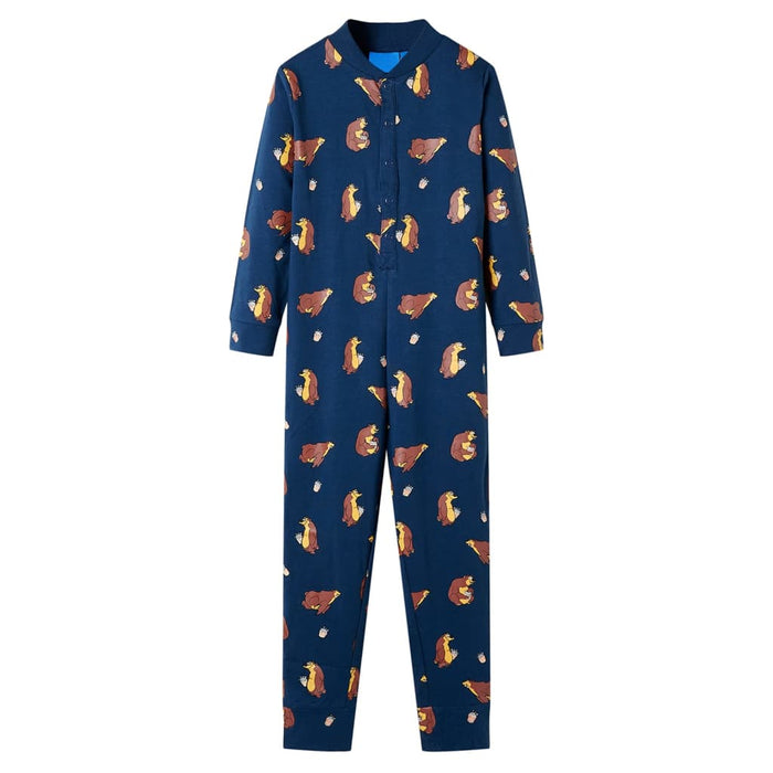 Costum salopetă pentru copii, jeans, albastru, 104 - WALTI WALTI
