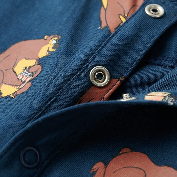 Costum salopetă pentru copii, jeans, albastru, 116 WALTI