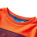 Tricou copii mâneci lungi, portocaliu aprins, 104 - WALTI WALTI