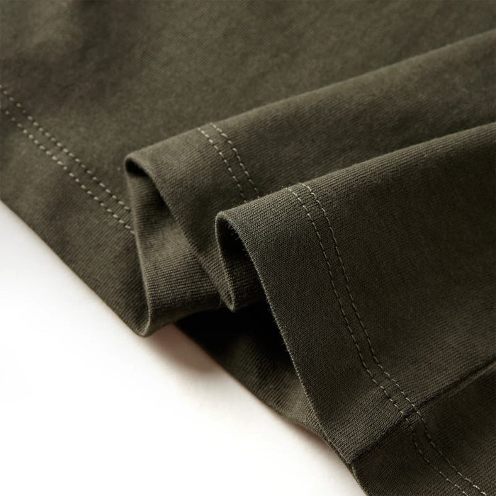 Tricou pentru copii cu mâneci lungi, kaki, 92 WALTI