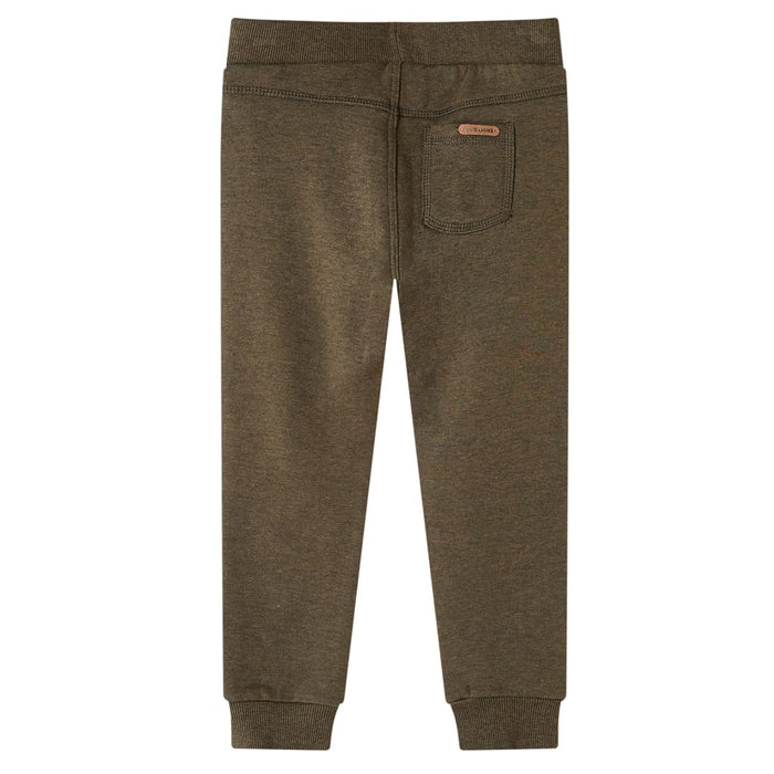 Pantaloni de trening pentru copii, kaki melanj, 92 WALTI