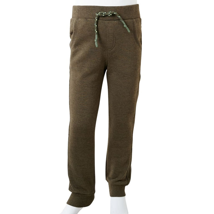 Pantaloni de trening pentru copii, kaki melanj, 116 WALTI