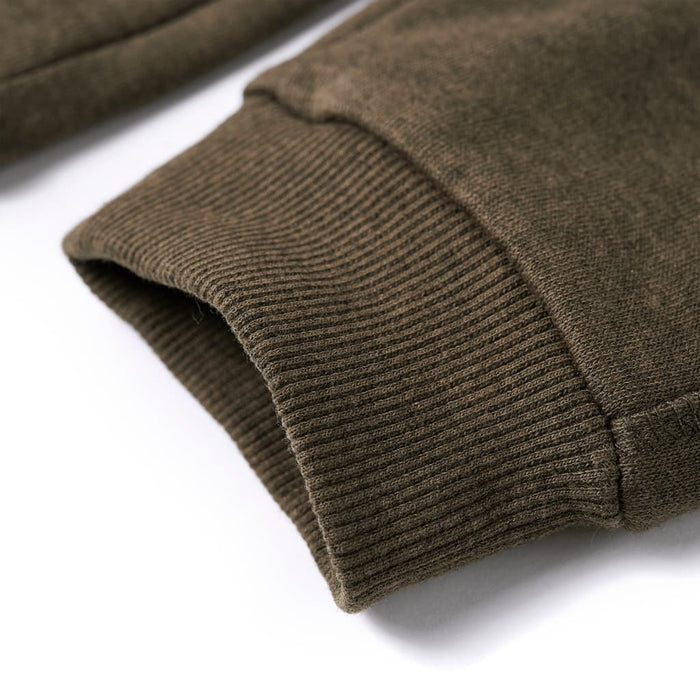 Pantaloni de trening pentru copii, kaki melanj, 140 WALTI
