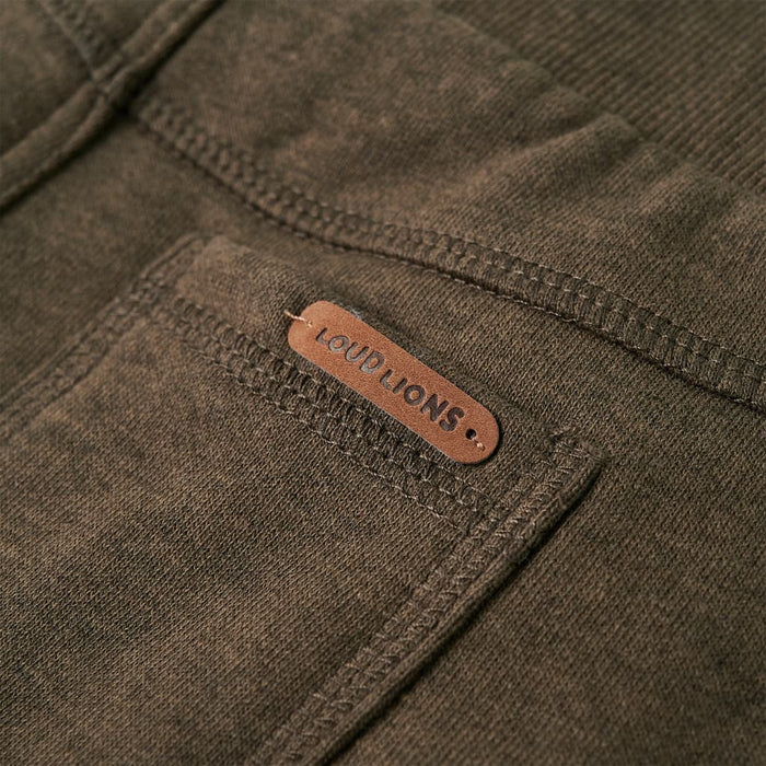 Pantaloni de trening pentru copii, kaki melanj, 140 WALTI