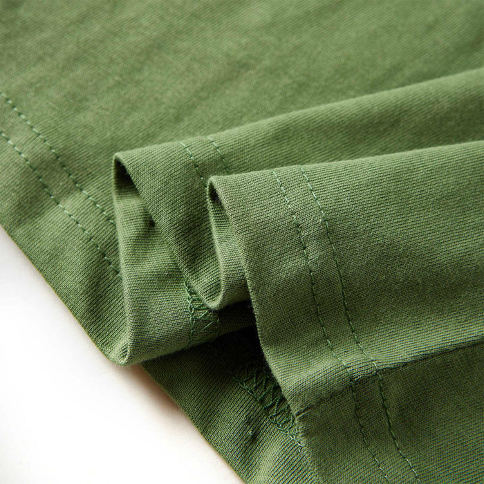 Tricou pentru copii cu mâneci lungi, kaki deschis, 128 - WALTI WALTI