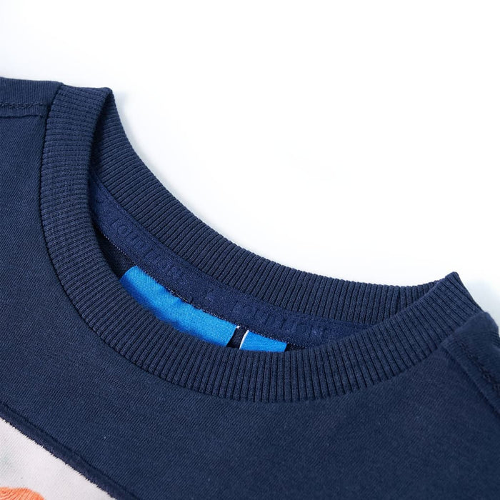 Tricou cu mâneci lungi pentru copii, bleumarin, 92 WALTI