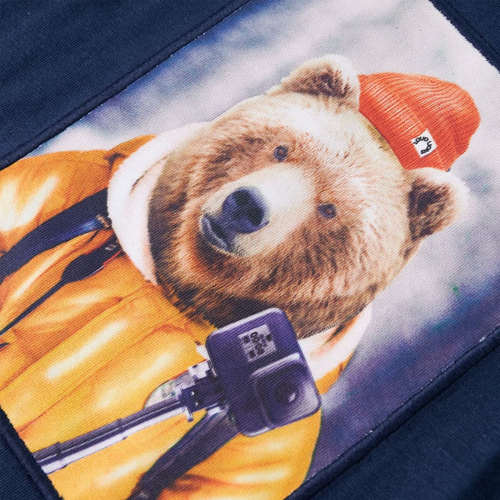 Tricou cu mâneci lungi pentru copii, bleumarin, 92 WALTI