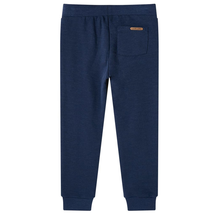 Pantaloni de trening pentru copii, bleumarin melanj, 92 WALTI