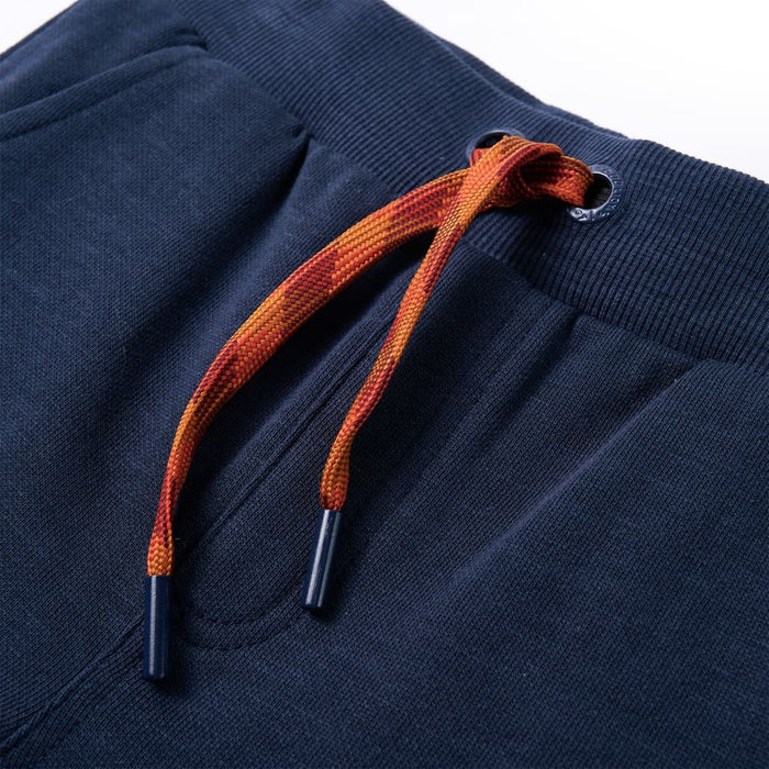 Pantaloni de trening pentru copii, bleumarin melanj, 92 WALTI