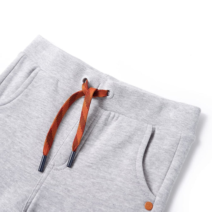 Pantaloni de trening pentru copii, gri melanj, 92 WALTI