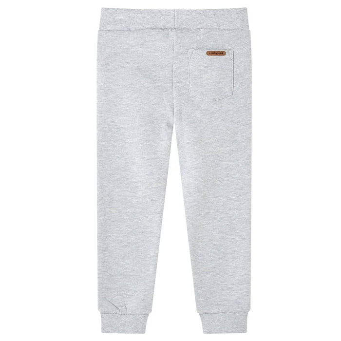 Pantaloni de trening pentru copii, gri melanj, 104 - WALTI WALTI