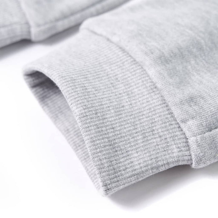 Pantaloni de trening pentru copii, gri melanj, 140 WALTI