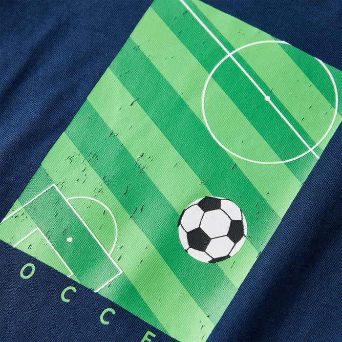 Tricou de copii cu mâneci lungi bleumarin 116 - WALTI WALTI