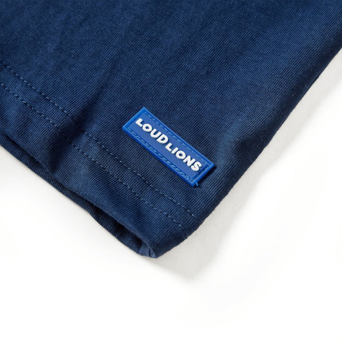 Tricou de copii cu mâneci lungi bleumarin 116 - WALTI WALTI
