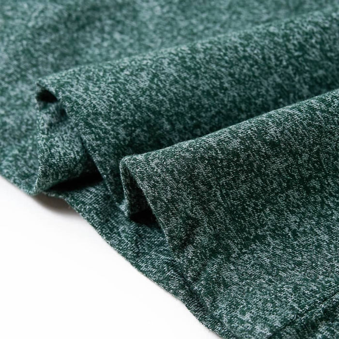 Tricou copii mâneci lungi, verde închis melanj, 116 - WALTI WALTI