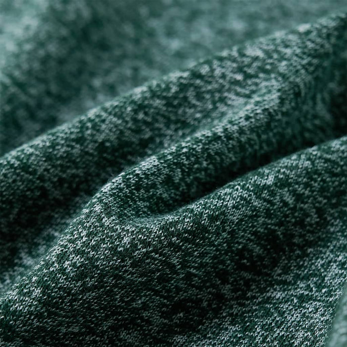 Tricou copii mâneci lungi, verde închis melanj, 128 - WALTI WALTI