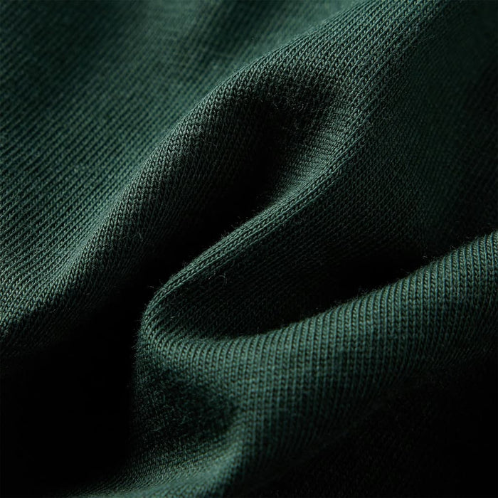 Tricou pentru copii cu mâneci lungi verde închis 92 - WALTI WALTI