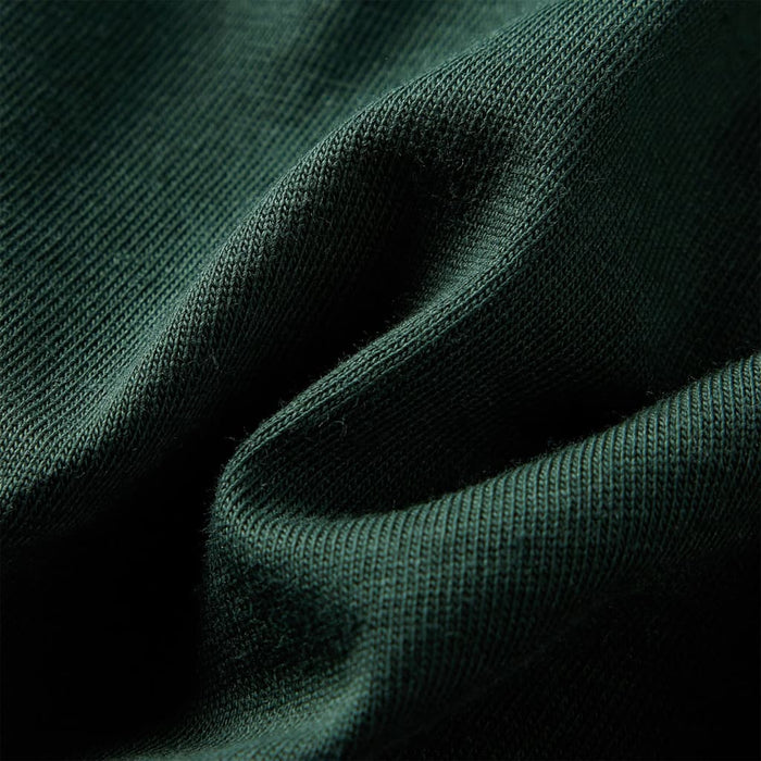 Tricou pentru copii cu mâneci lungi verde închis 116 - WALTI WALTI