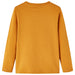 Tricou pentru copii cu mâneci lungi ocru închis 128 - WALTI WALTI