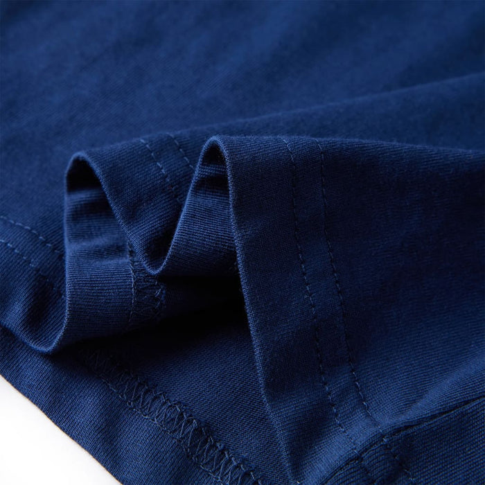Tricou pentru copii cu mâneci lungi bleumarin 140 WALTI