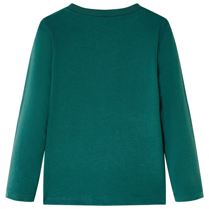 Tricou de copii cu mâneci lungi, verde, 92 WALTI