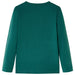 Tricou de copii cu mâneci lungi, verde, 116 - WALTI WALTI