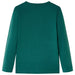 Tricou de copii cu mâneci lungi, verde, 128 - WALTI WALTI