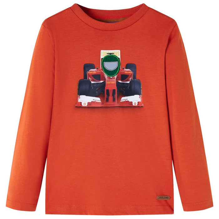 Tricou de copii mâneci lungi, portocaliu, 92 WALTI
