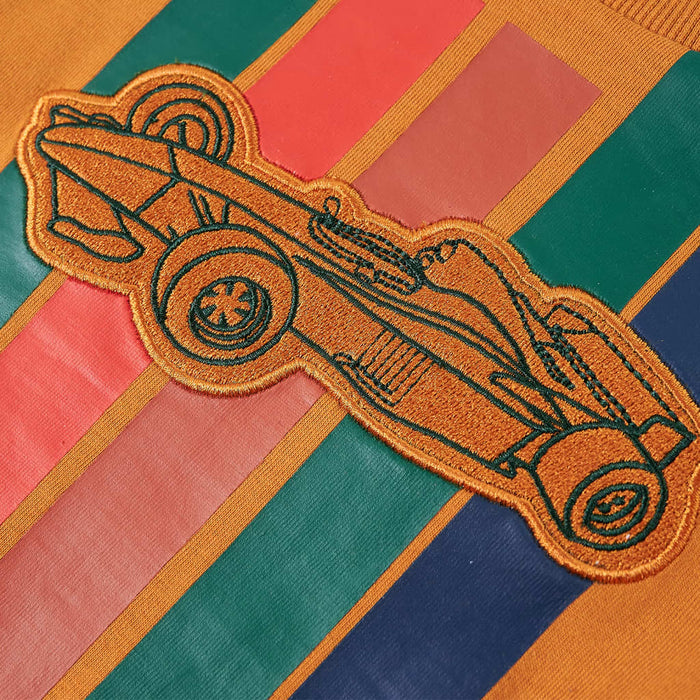 Tricou copii mâneci lungi, ocru închis, 116 - WALTI WALTI