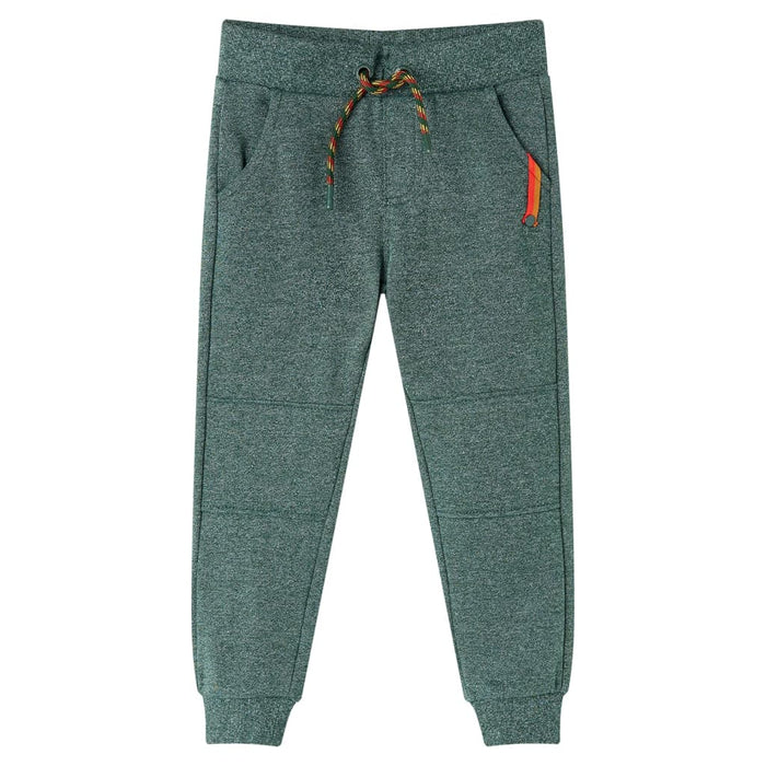 Pantaloni de trening pentru copii, verde închis, 92 - WALTI WALTI