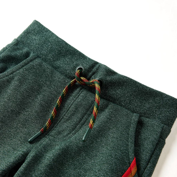 Pantaloni de trening pentru copii, verde închis, 128 WALTI