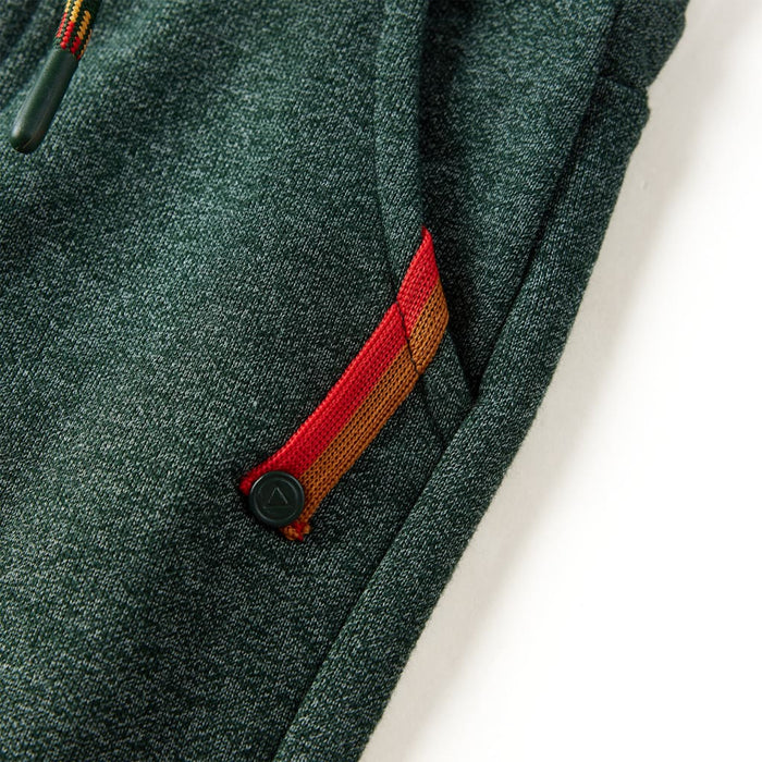 Pantaloni de trening pentru copii, verde închis, 128 WALTI