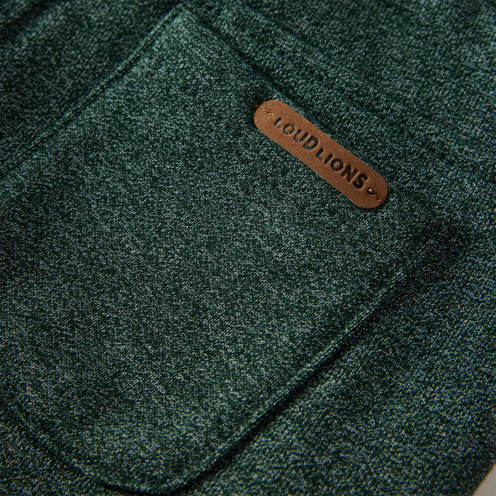 Pantaloni de trening pentru copii, verde închis, 128 WALTI