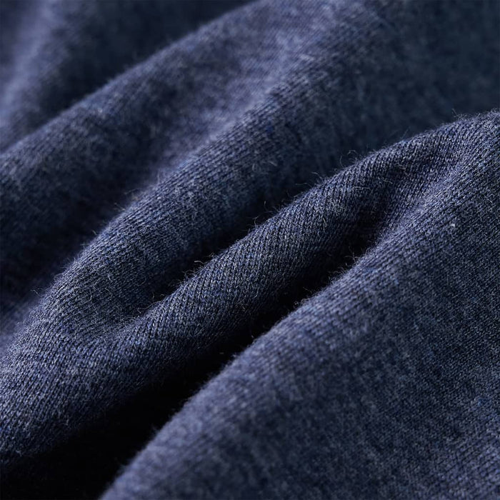 Tricou copii cu mâneci lungi, albastru închis melanj 116 WALTI